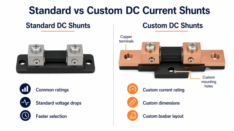 Custom DC Shunts: What Buyers Should Confirm Before Ordering