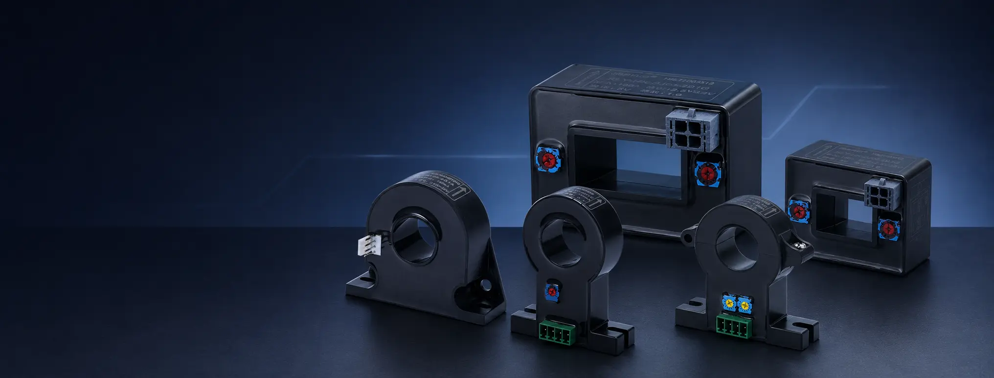 Hall current sensor series for DC and AC current measurement