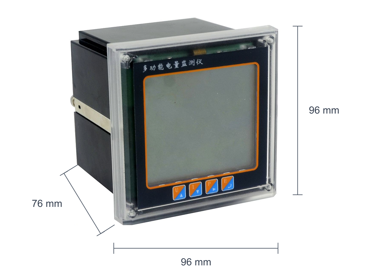 Meter Panel Cutout Diagram