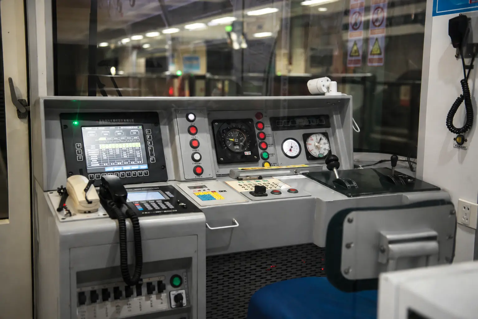Railway Vehicle Instrumentation Panel
