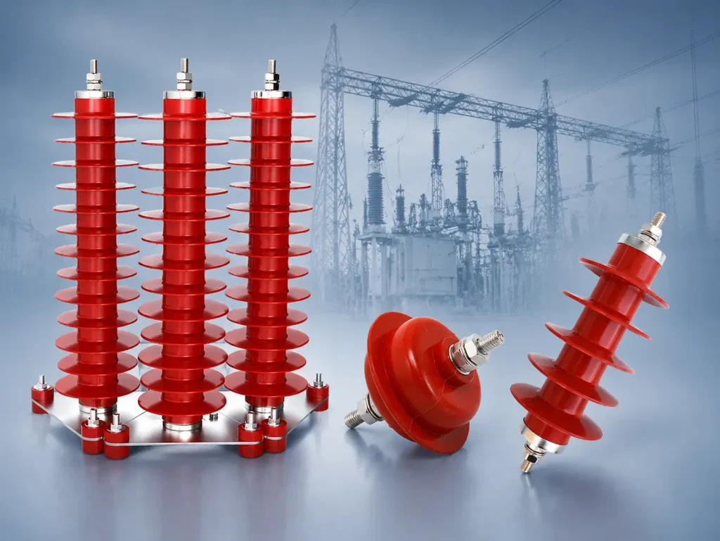 Zinc oxide surge arrester for 10kV and 35kV power distribution systems